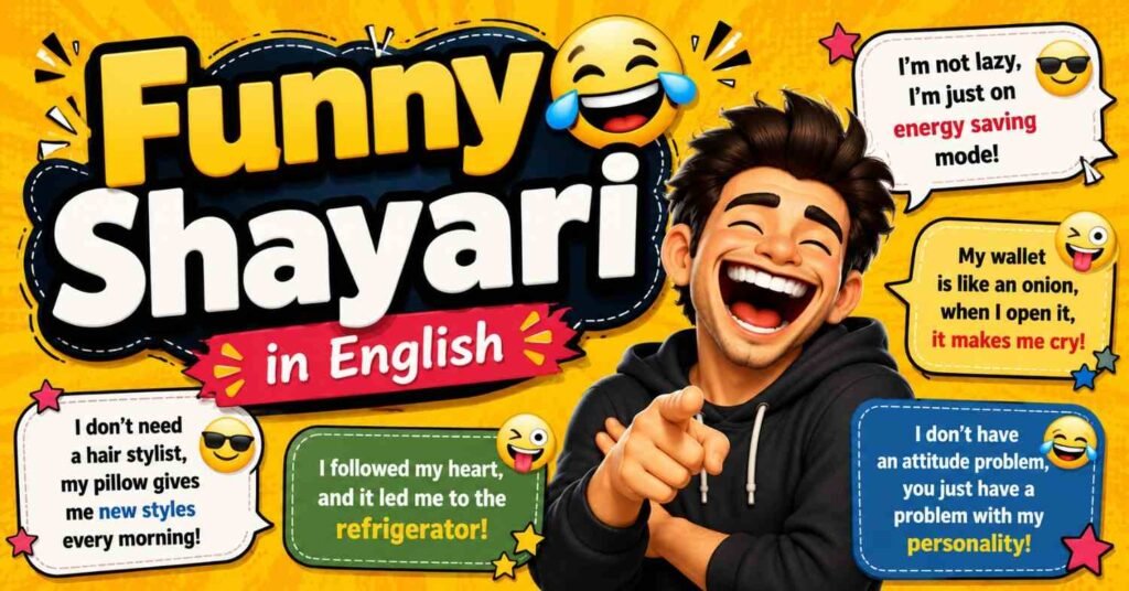 200 Comedy Shayari in Hindi | Best Funny Shayari Collection