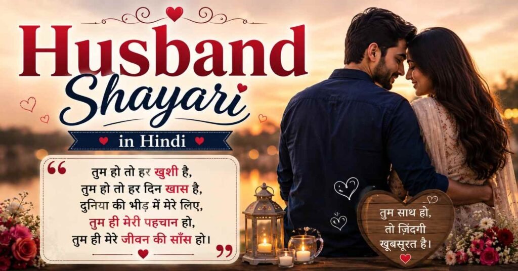  Best Husband Shayari | Love Shayari for Husband 2026