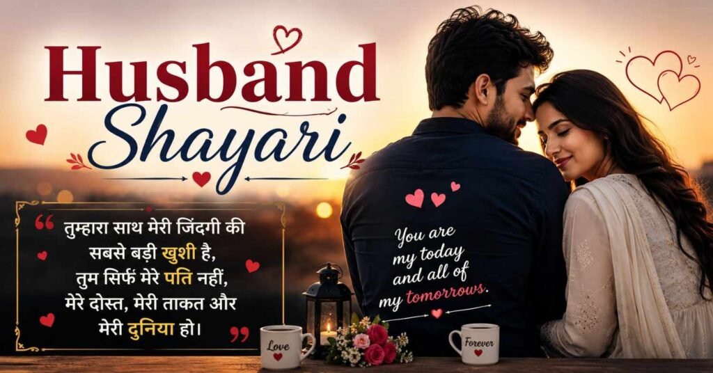  Best Husband Shayari | Love Shayari for Husband 2026