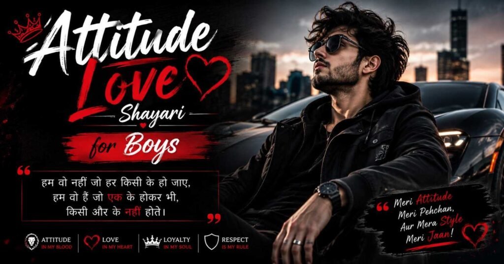  Attitude Love Shayari