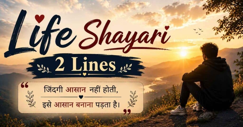 110+ Life Shayari in Hindi | Best खूबसूरत जिंदगी शायरी 2026