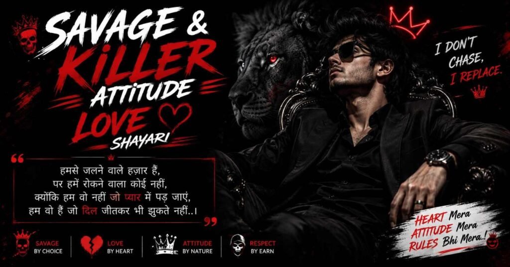  Attitude Love Shayari