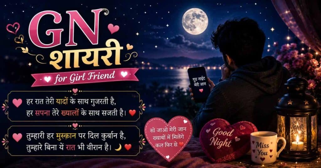 Good Night Shayari | Best शुभ रात्रि शायरी Collection 2026