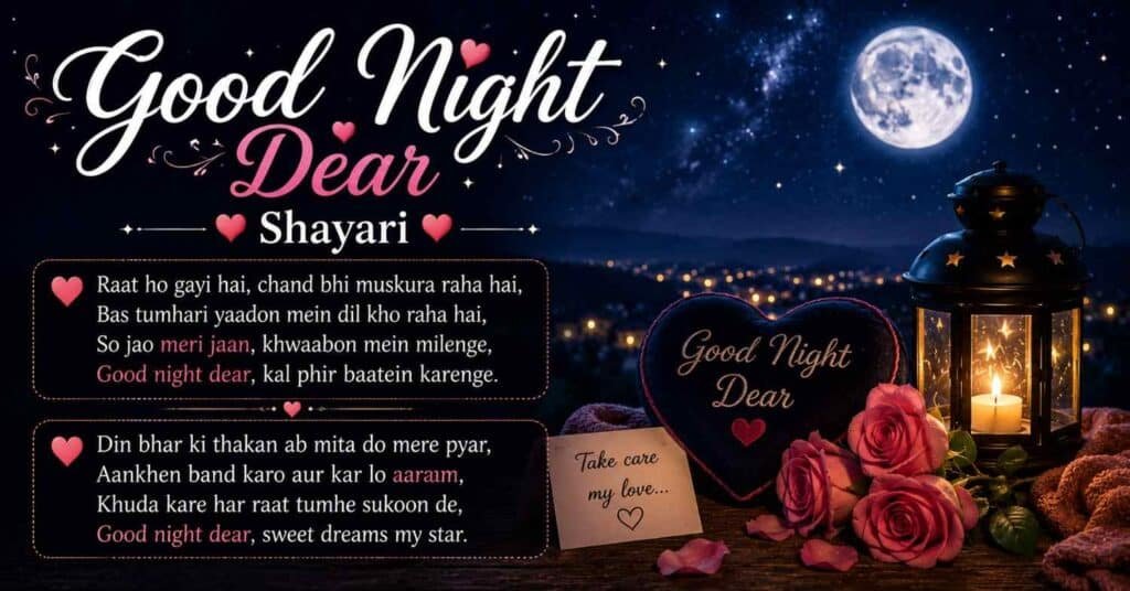 Good Night Shayari | Best शुभ रात्रि शायरी Collection 2026