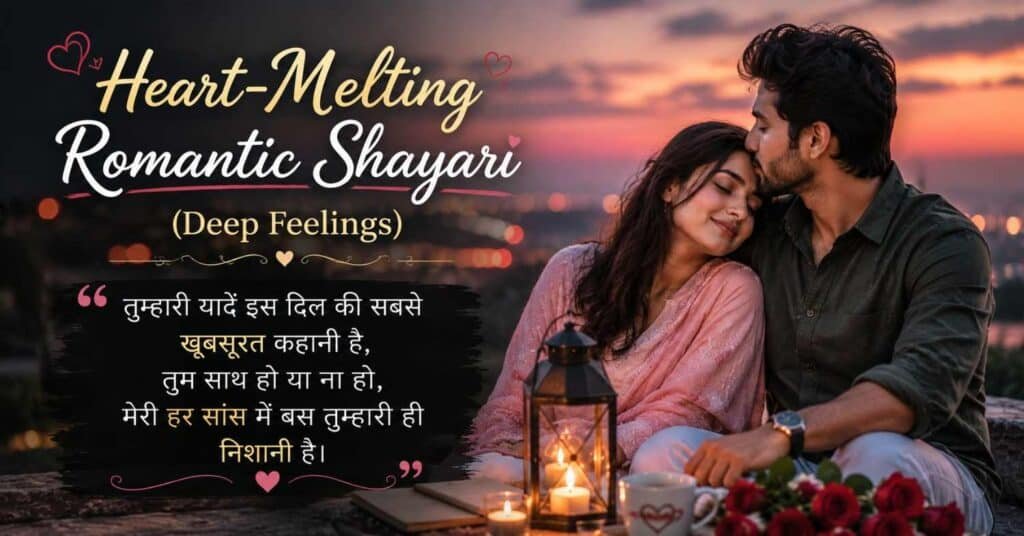 Romantic Shayari – रोमांटिक शायरी
