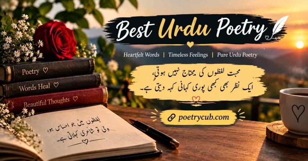Urdu Poetry | 100+ Heart-Touching & Beautiful Urdu Poetry