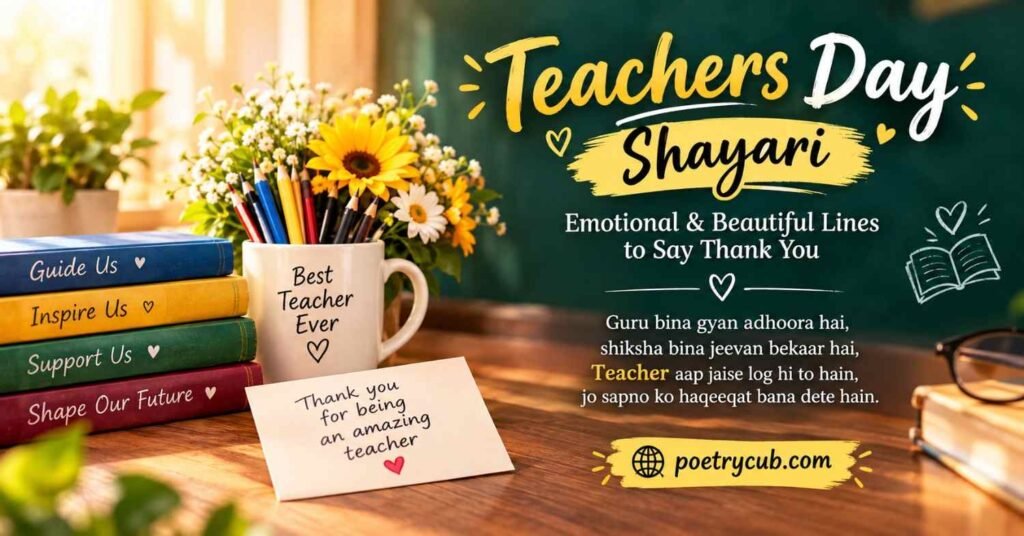 Teachers Day Shayari: Emotional & Beautiful Lines to Say Thank You