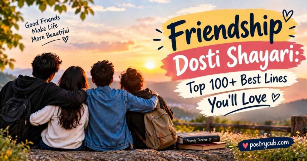 Friendship Dosti Shayari: Top 100+ Best Lines You'll Love