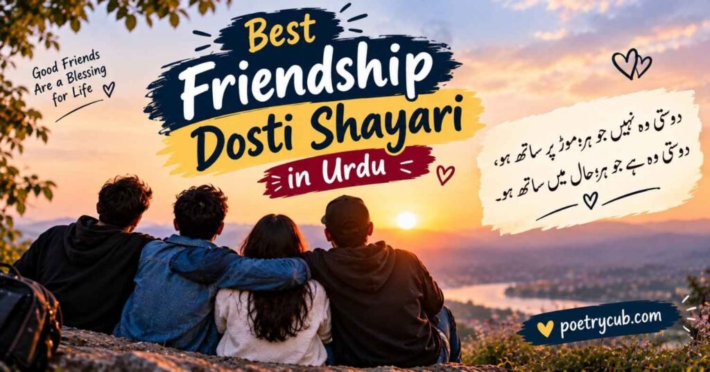 Friendship Dosti Shayari: Top 100+ Best Lines You'll Love