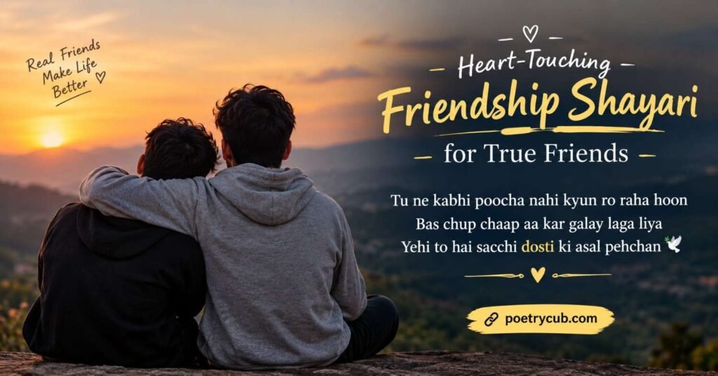 Friendship Dosti Shayari: Top 100+ Best Lines You'll Love