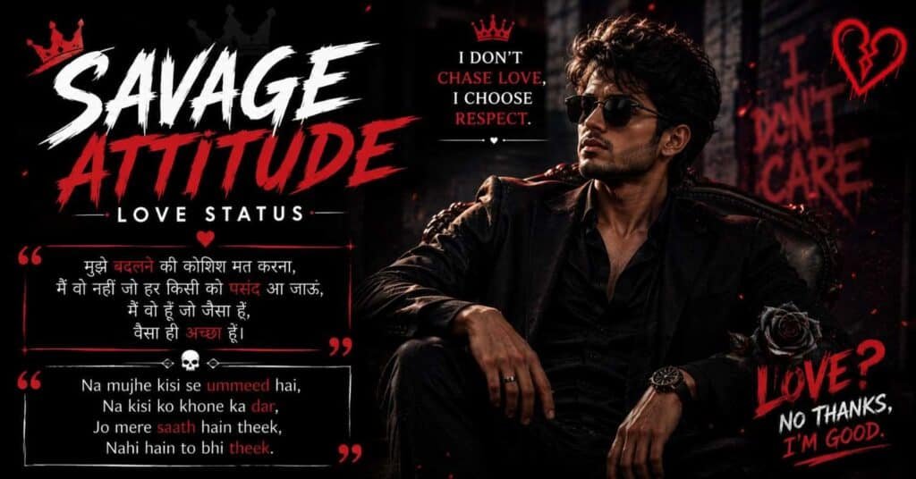Attitude Love Status