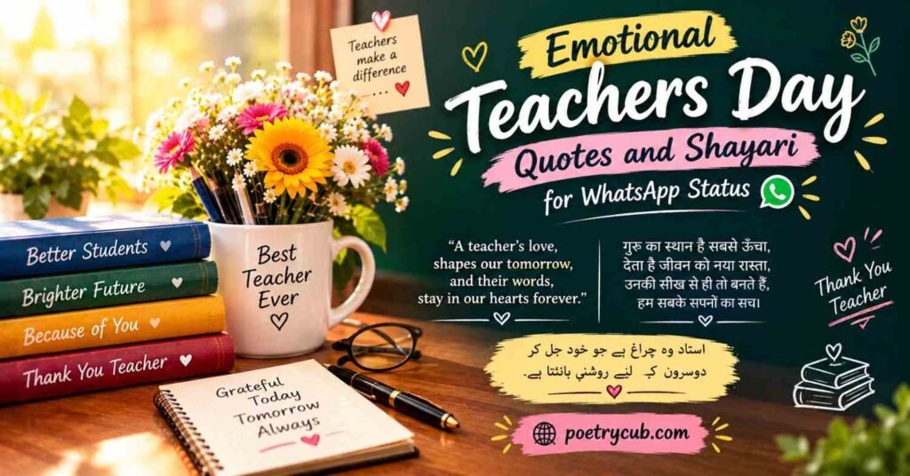 Teachers Day Shayari: Emotional & Beautiful Lines to Say Thank You