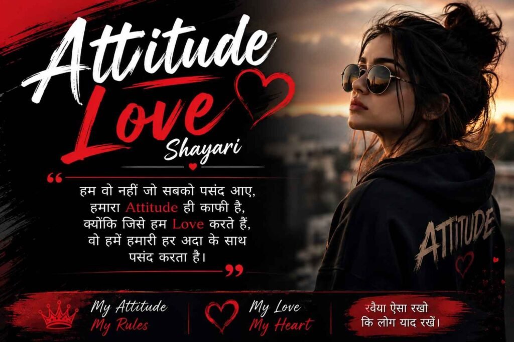 Attitude Love Shayari
