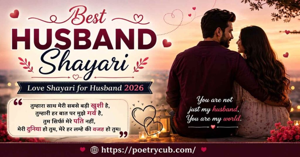 Best Husband Shayari | Love Shayari for Husband 2026